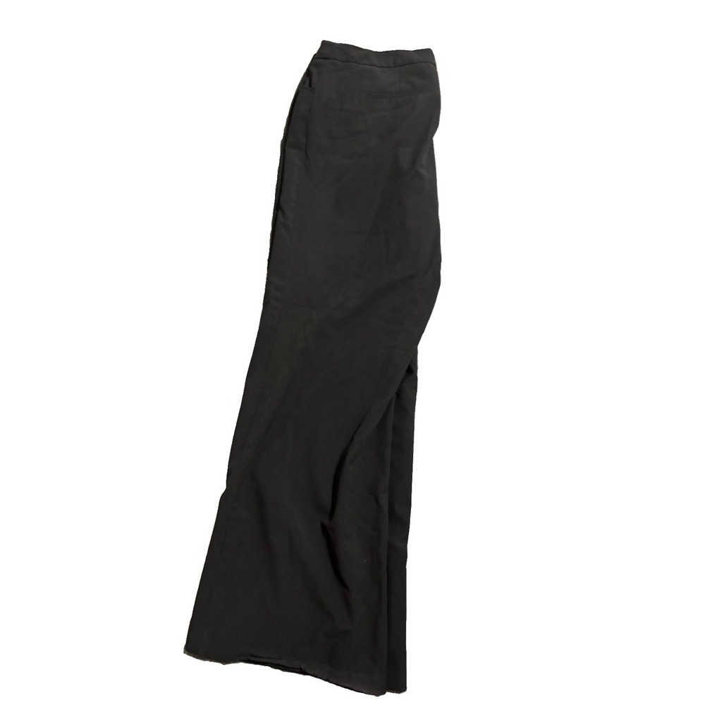 Nicole Miller Black Wide Leg Dress Pants Size 16 Career Work Trousers - Picture 4 of 6